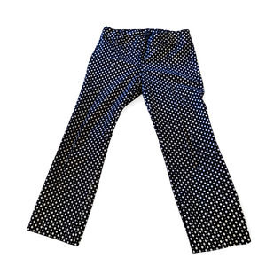 J. Crew dress pants black/white diamond pattern